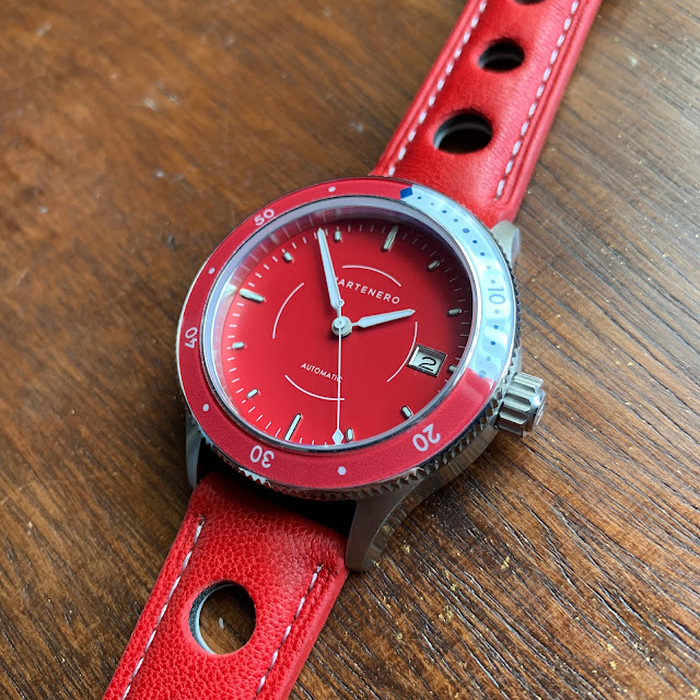 Martenero Bayshore red, red rally strap