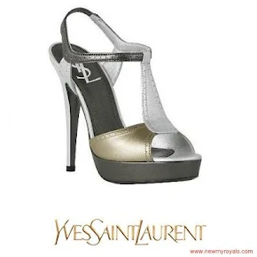 Crown Princess Victoria wore Yves Saint Laurent Sandals