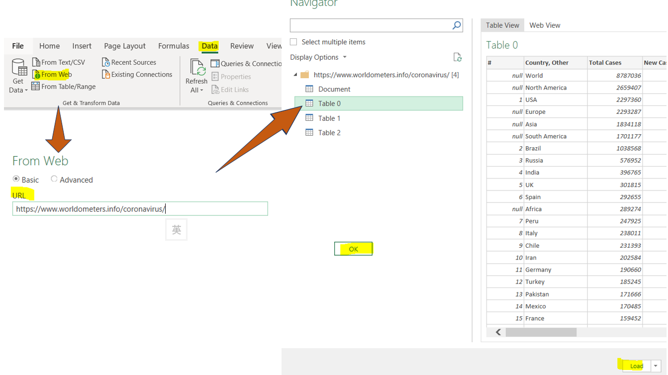 Excel 系列 十一 如何把網上的數據下載到excel並自動更新