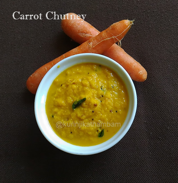 Carrot Onion Chutney without Coconut Kurinji Kathambam
