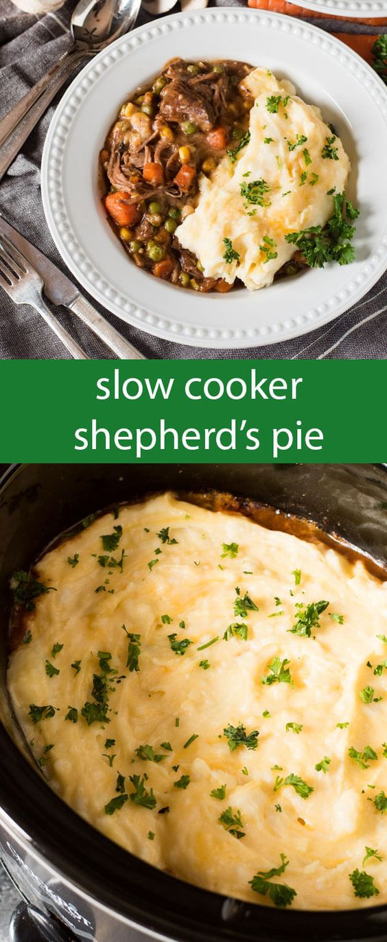Slow Cooker Shepherd's Pie Recipe CUCINA DE YUNG