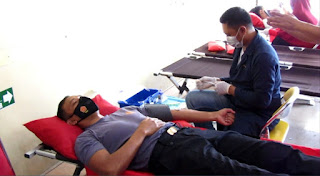 Peduli Sesama, Polres Pangkep Donor Darah Jelang HUT Bhayangkara ke-75 
