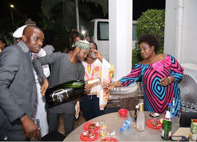 3 Photos from E-Money's surprise birthday house party
