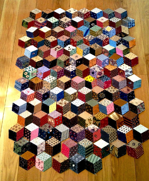 Quilt Today Quick and Easy Tumbling Blocks Quilt Tutorial