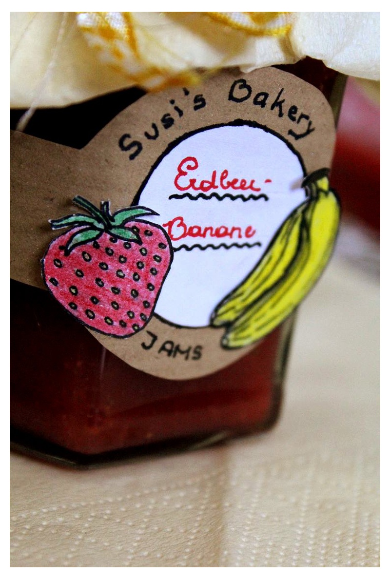 Strawberry-Banana Jam // Erdbeer-Bananen Marmelade | Susi&amp;#39;s Bakery