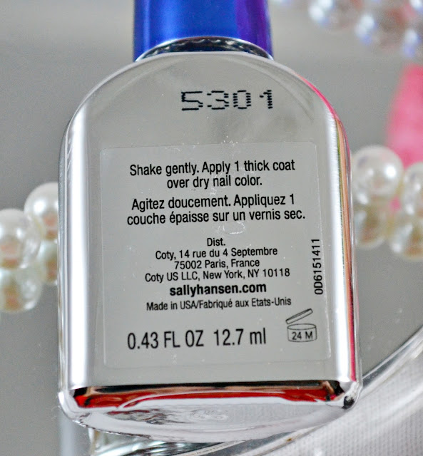 Sally Hansen Mega Shine Top Coat Transparent Clear All About Beauty 101