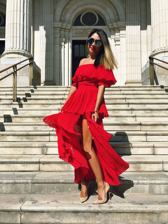 The Best Red Dress for Less than 100 Red Soles and Red Wine