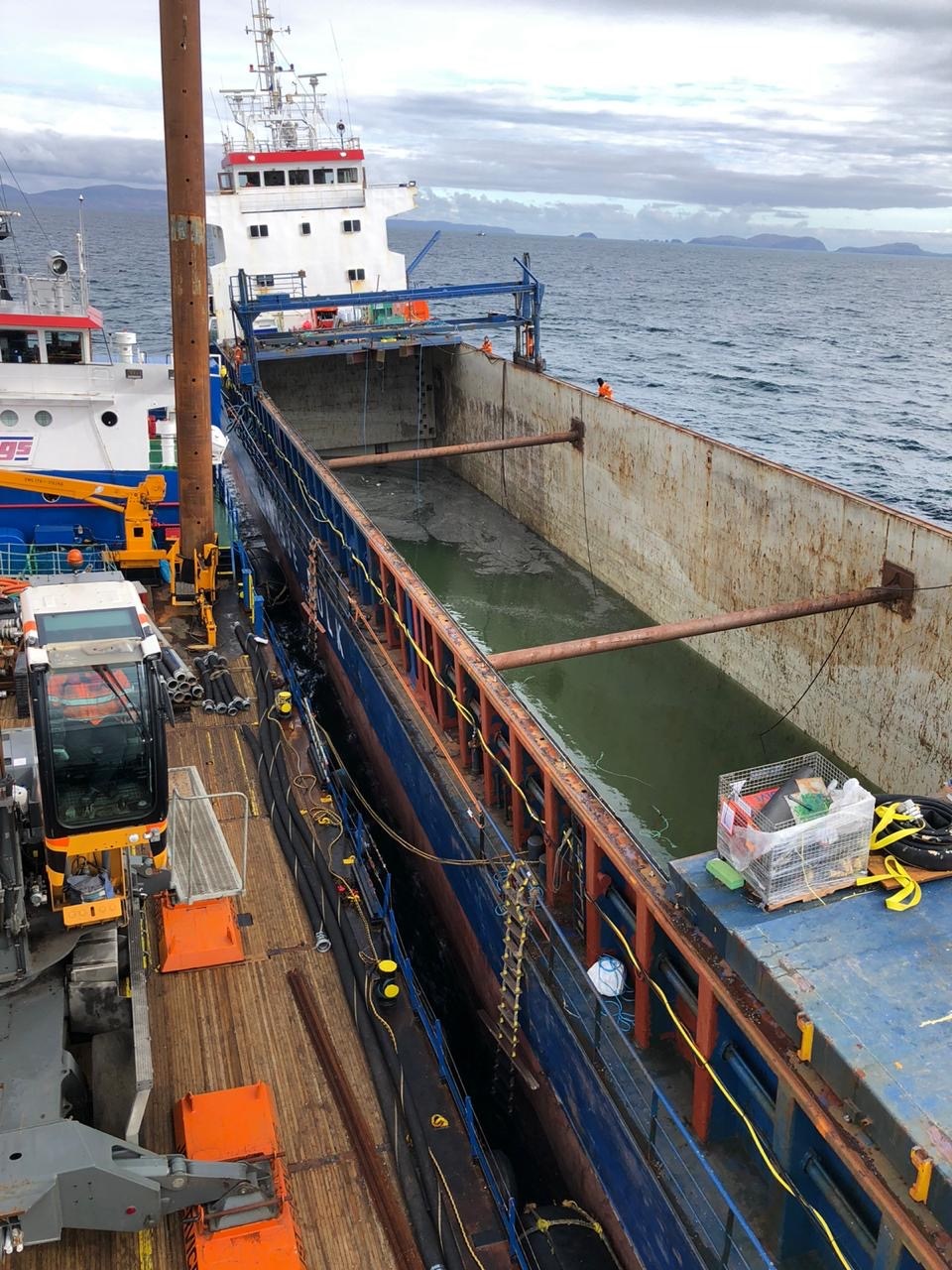 Cargo removal completed from grounded MV Kaami