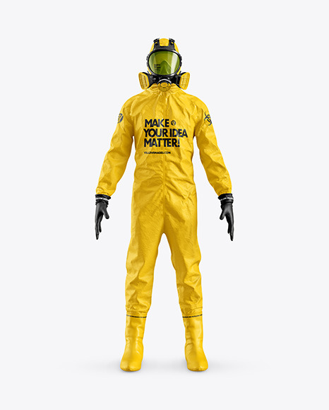 Download Free Hazmat Suit Mockup PSD Mockup Template