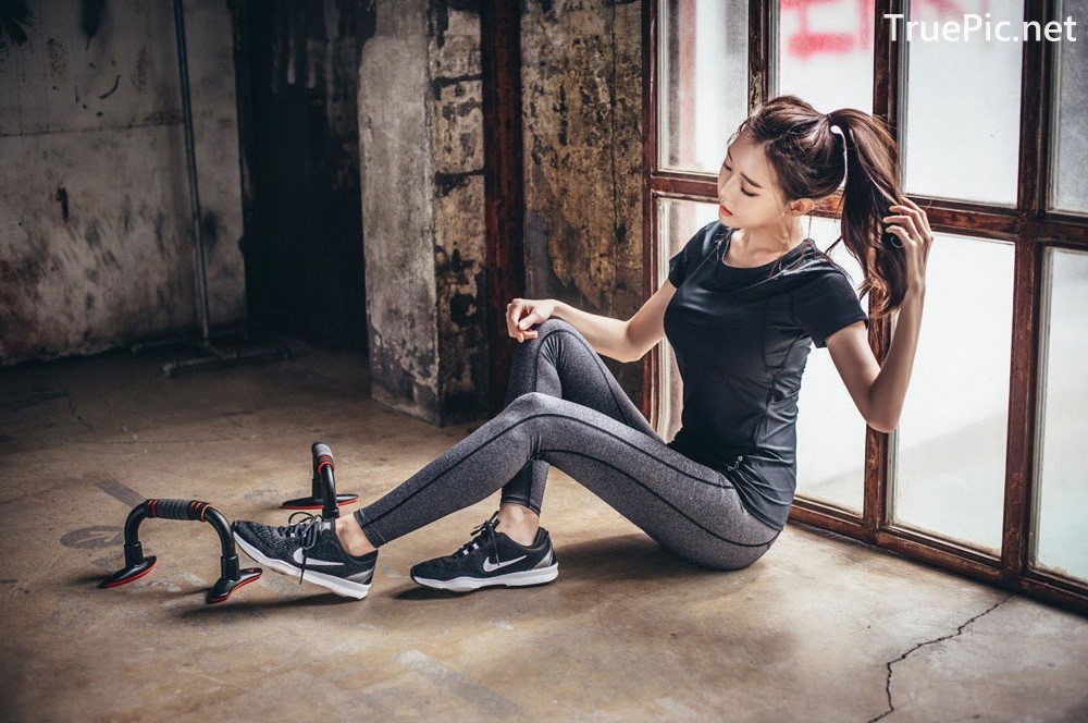 Image Korean Fashion Model - Yoon Ae Ji - Fitness Set Collection - TruePic.net - Picture-14
