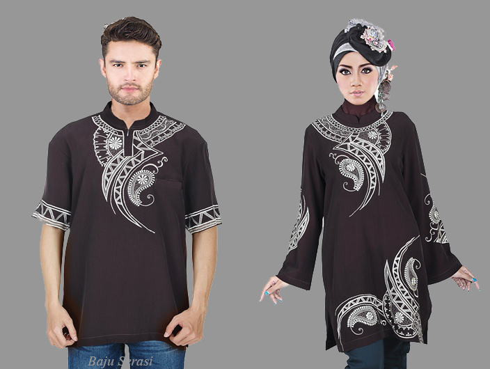  Model  Baju  Couple  Muslim Terbaru dan Trendy 2019 Baju  Serasi