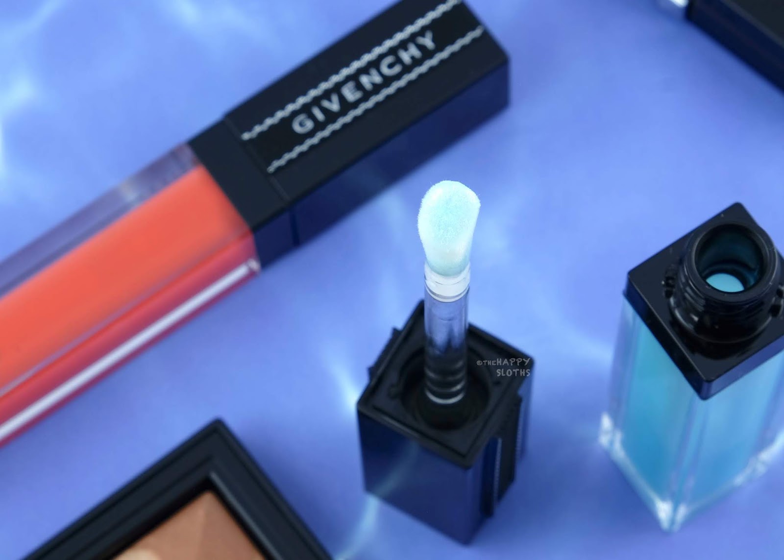 Givenchy | Summer 2019 Gloss Interdit Vinyl in "14 Solar Orange" & "15 Vibrant Blue": Review and Swatches