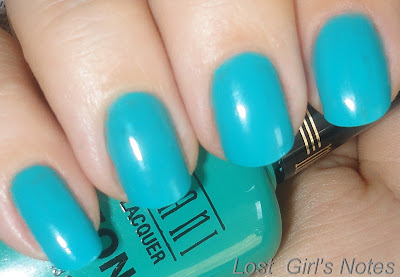 Milani fresh teal swatches and review