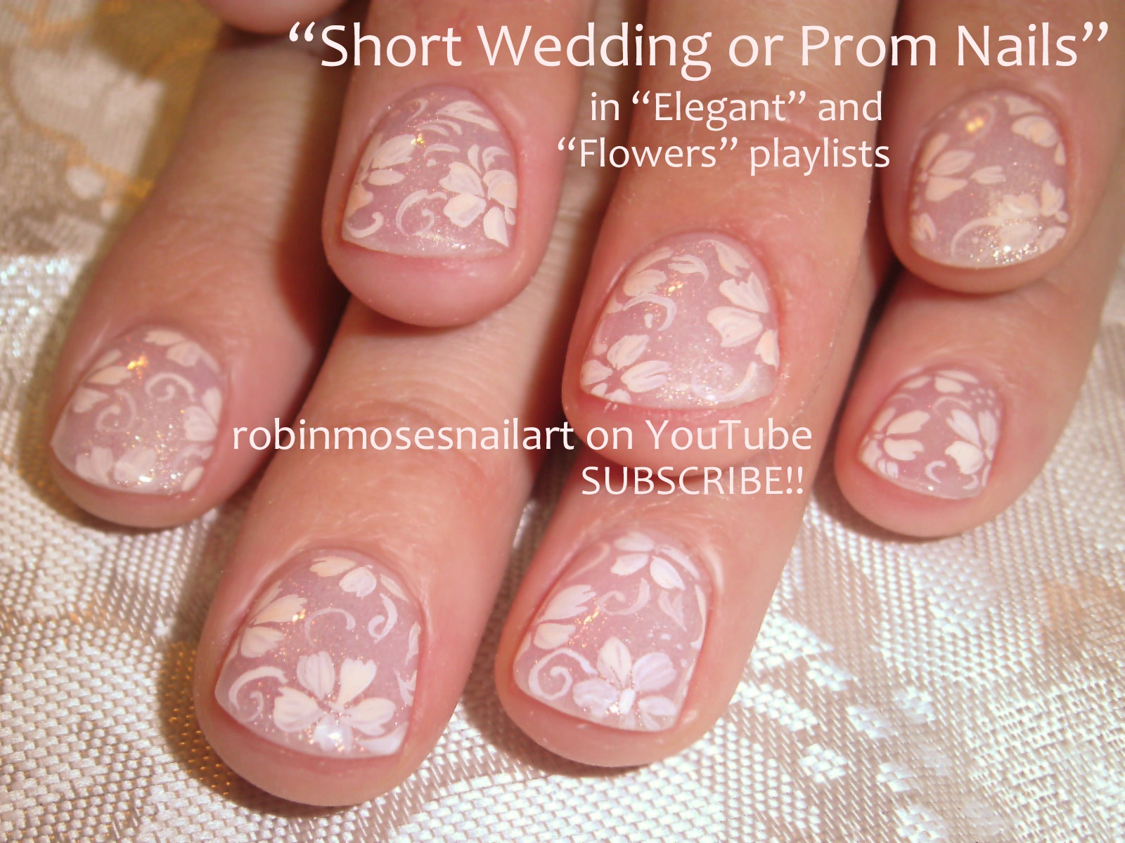 1. Contoh Nail Art Wedding Simple - wide 5