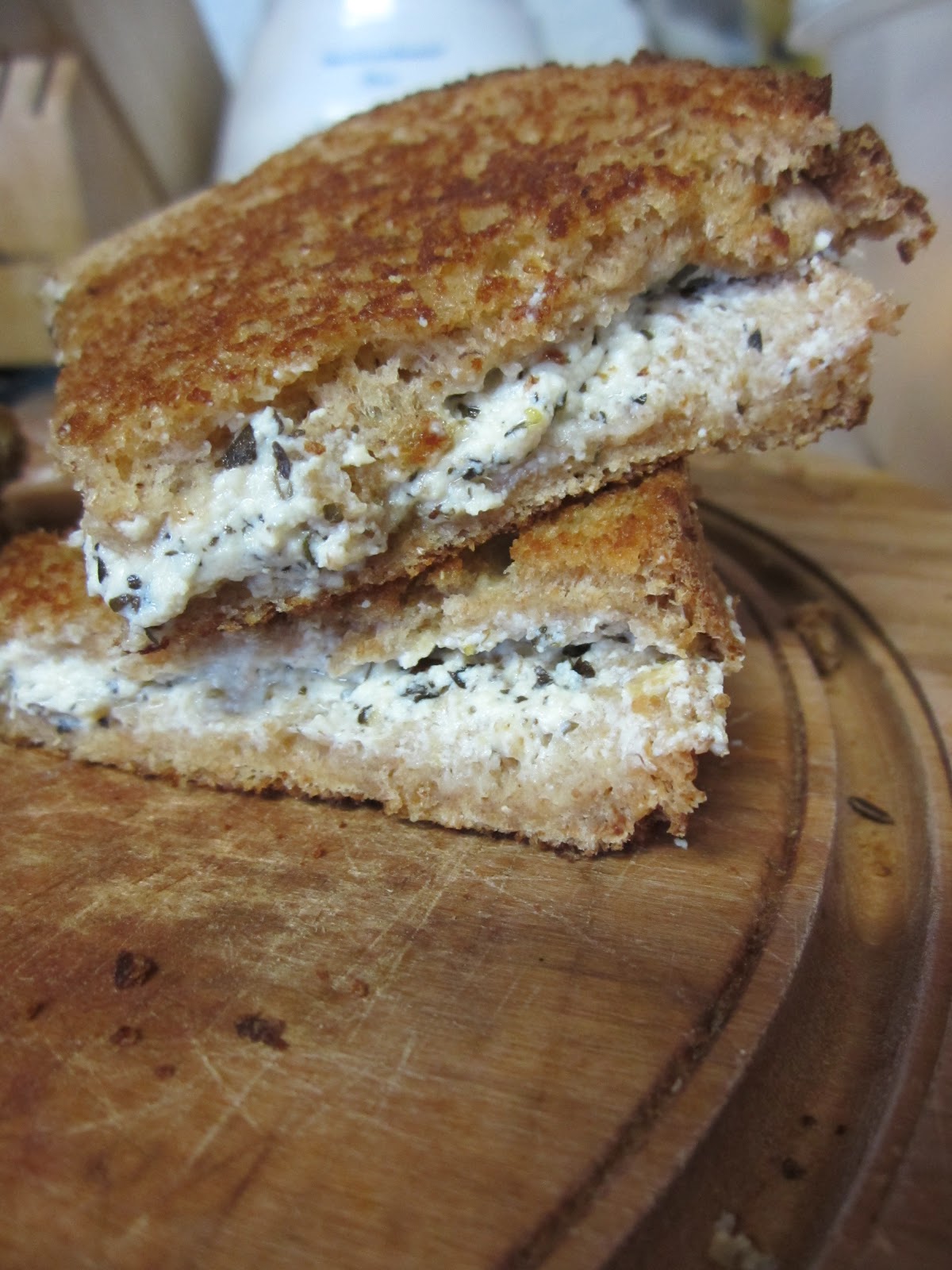 The Vegetable Collaboration Tofu Ricotta Grilled Cheese Sandwiches
