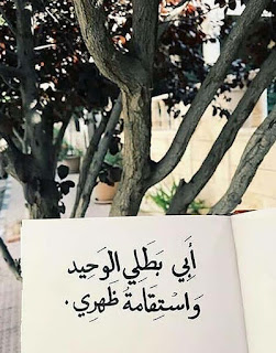 أبي بطلي الوحيد أبي بطلي الوحيد واستقامة ظهرى