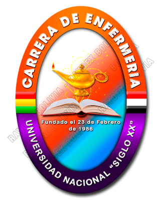 Logotipo de Escudo - Carrera de Enfermería de la UNSXX de Llallagua