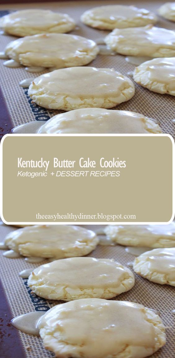 All of the flavors you love from the traditional Kentucky Butter Cake but in a cookie that is so simple to make because it starts with a cake mix.