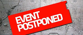 postponing the event