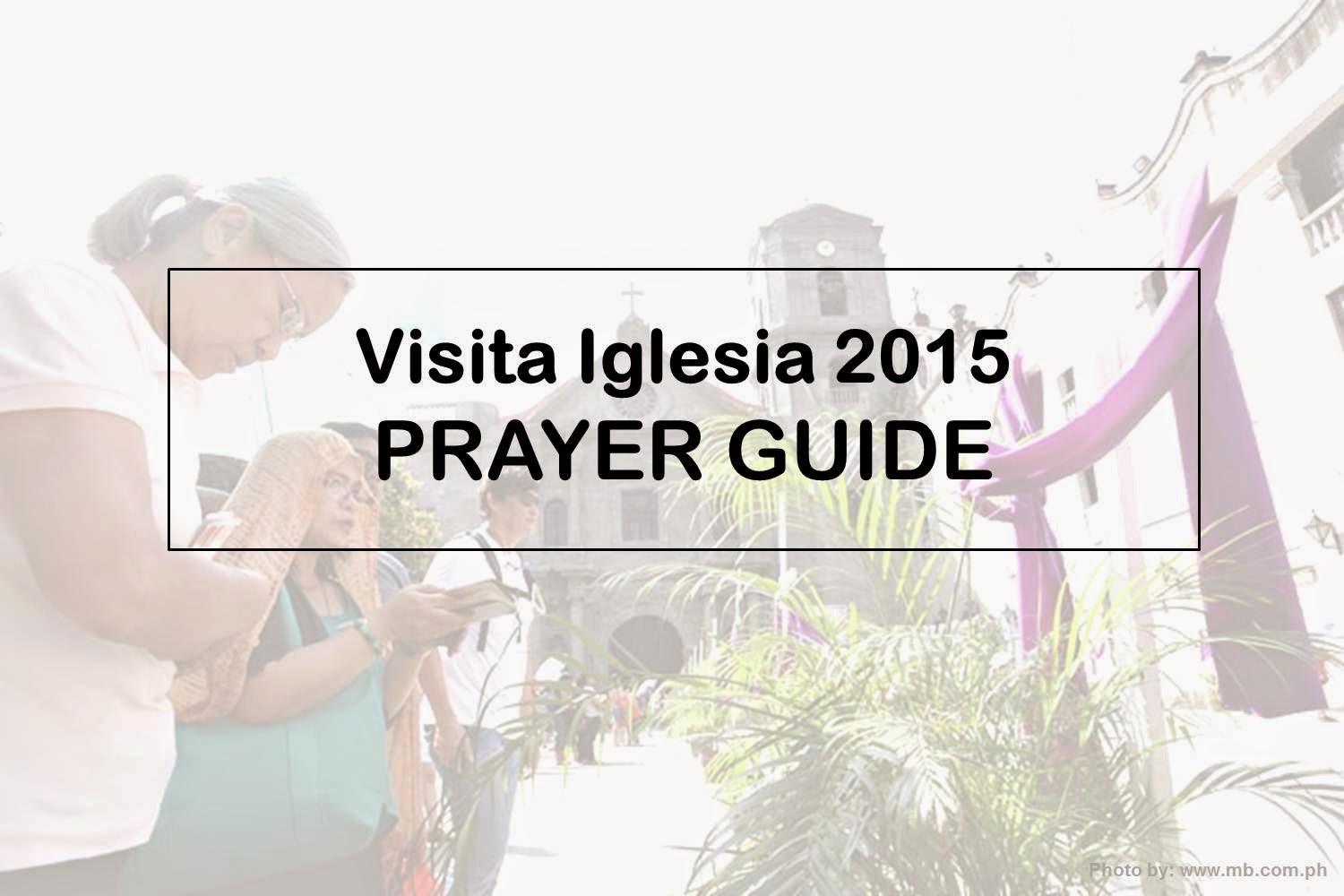 Visita Iglesia Prayer Guide Tagalog - I Wear The Trousers