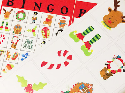 Enjoy a little whimsical fun at your Christmas party with this super cute Christmas bingo game.  This free printable game will have even the toughest party guest wanting to play and having a good time.
