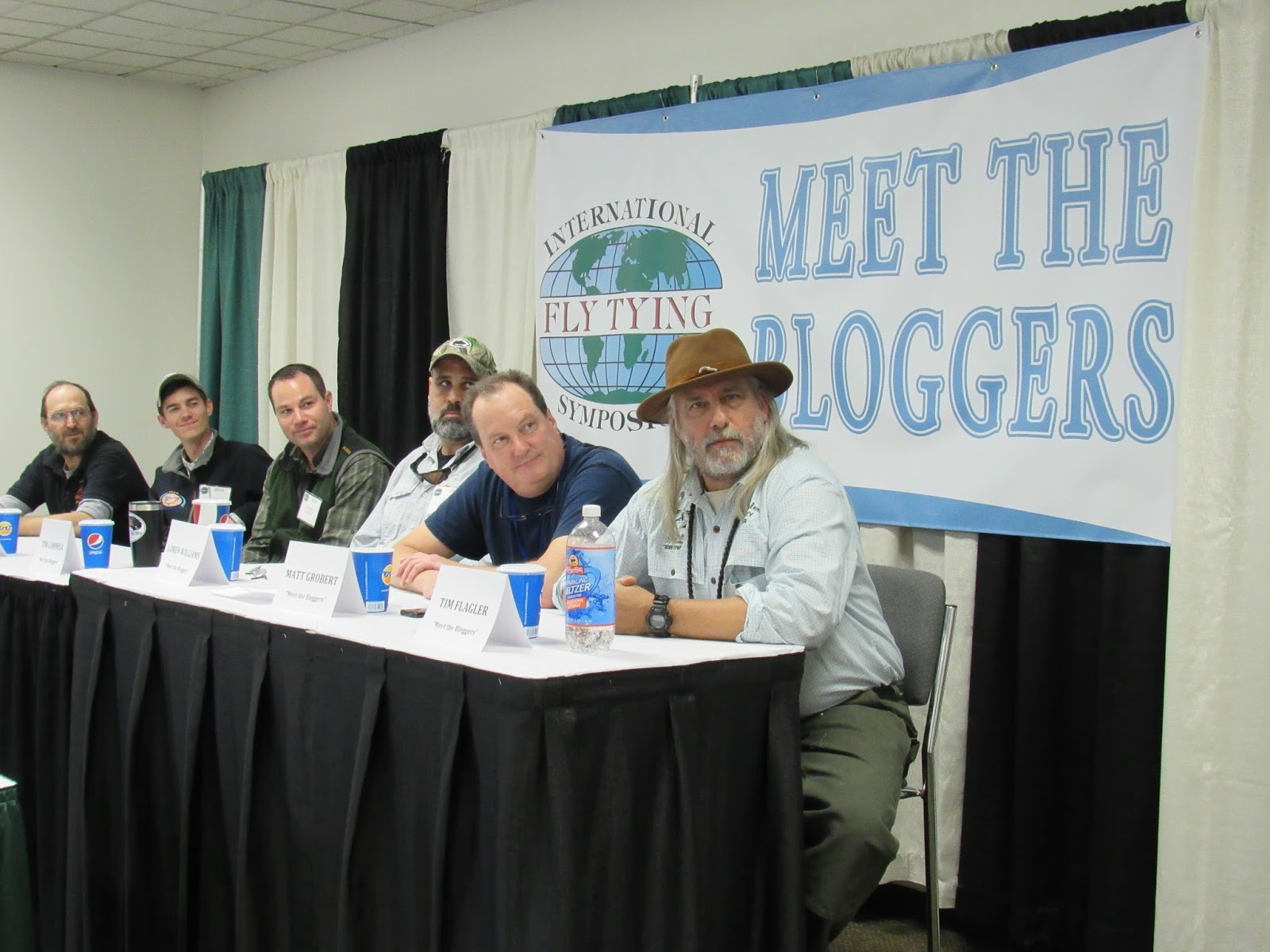 Josh Miller Trout Yeah Tying at the International Fly Tying Symposium