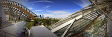 La Defense, seen from Foundation Louis Vuitton