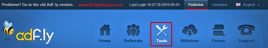 Cara Mendapatkan Uang Dari AdFly 1 - Ficri Pebriyana