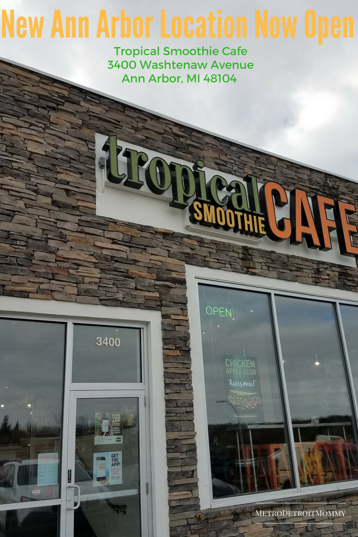 New Tropical Smoothie Cafe Ann Arbor Restaurant Location Now Open ⋆