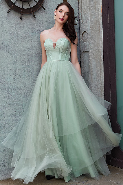 sweetheart green prom dress bridesmaid dress