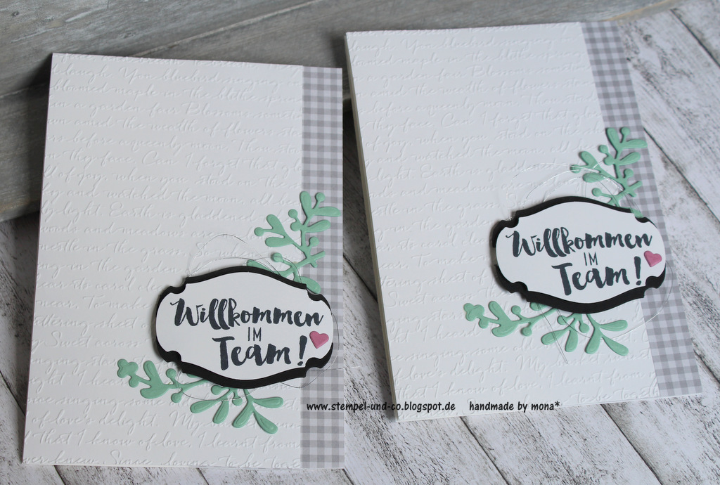 Herzlich Willkommen Im Team Karte