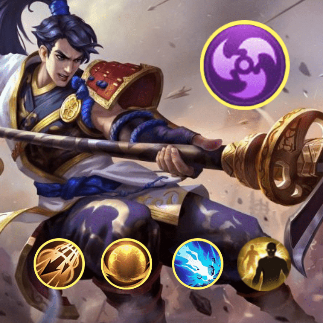 Mobile Legends Heroes Png Zilong 92 emblem dan spell zilong min