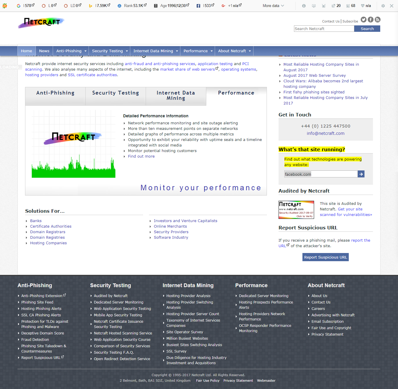 Ethical Hacking Id Serve And Netcraft