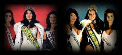 MISSES UNIVERSO BRASIL TOP TRES 1984 E 1985