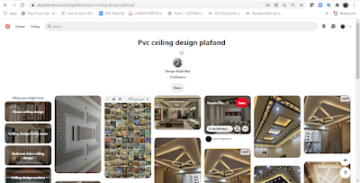 desain plafon rumah di pinterest