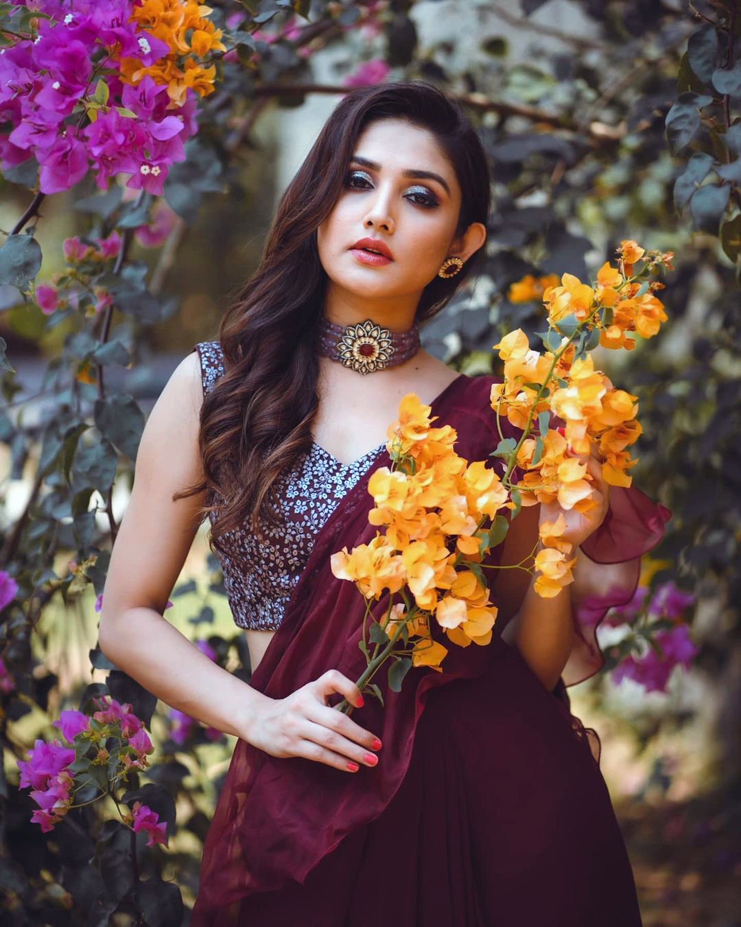 Donal Bisht Photos in Organza Saree Photoshoot Images Navel Queens Donal Bisht Photos in Organza Saree Photoshoot Images Navel Queens