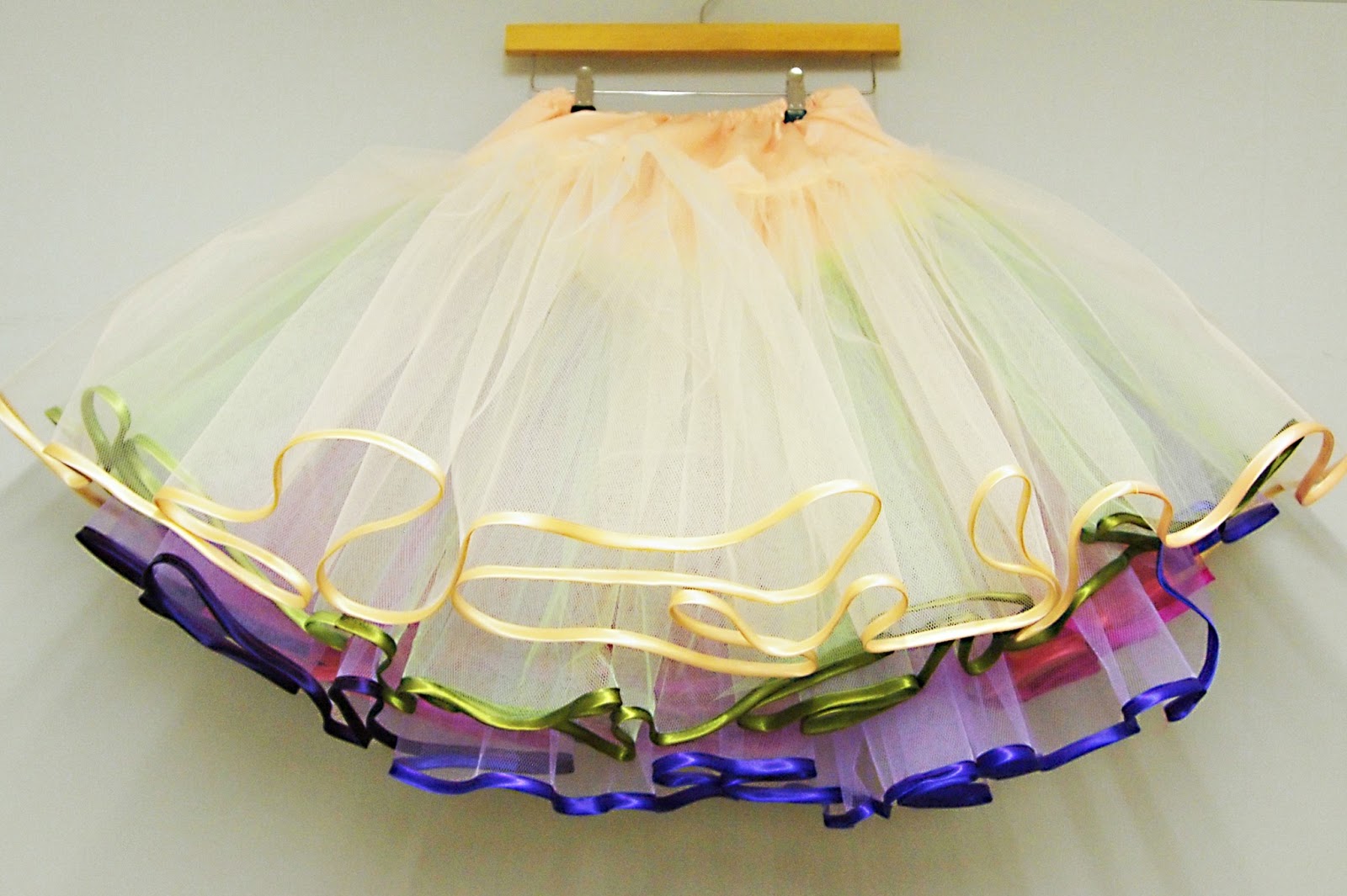 Crafty Alex DIY Rainbow Tulle Petticoat