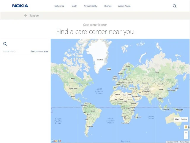Nokia Mobile Care Locator