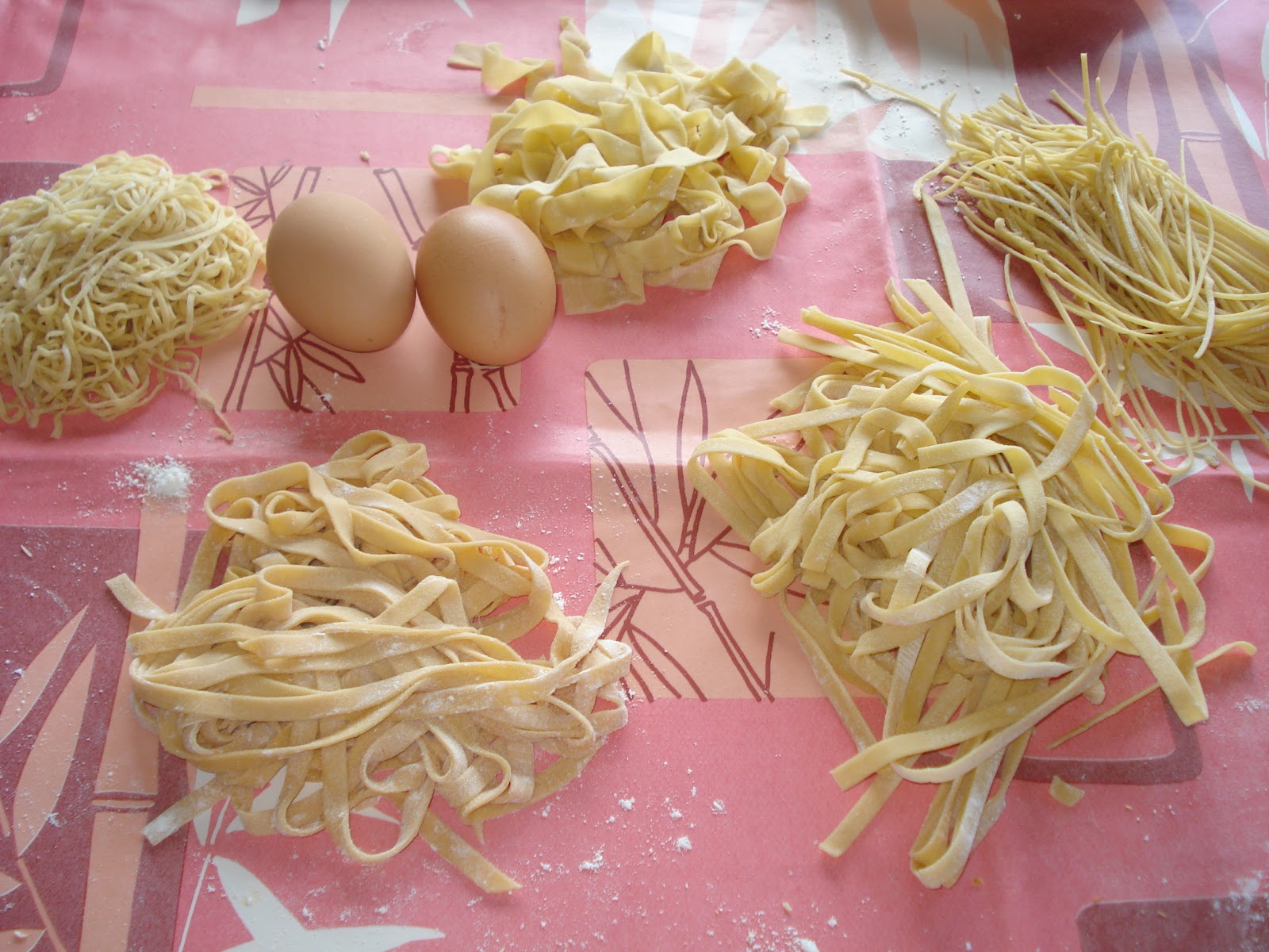 De servilleta prendida Pasta fresca