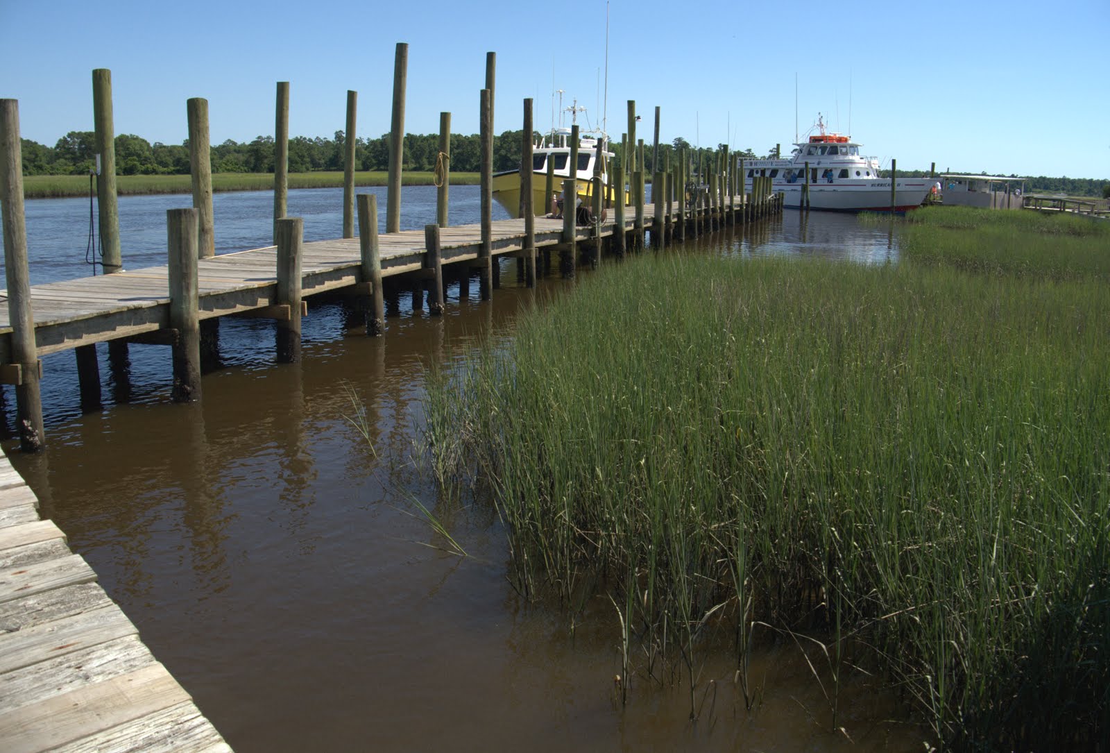 My postcard Calabash fishing village in North Carolina