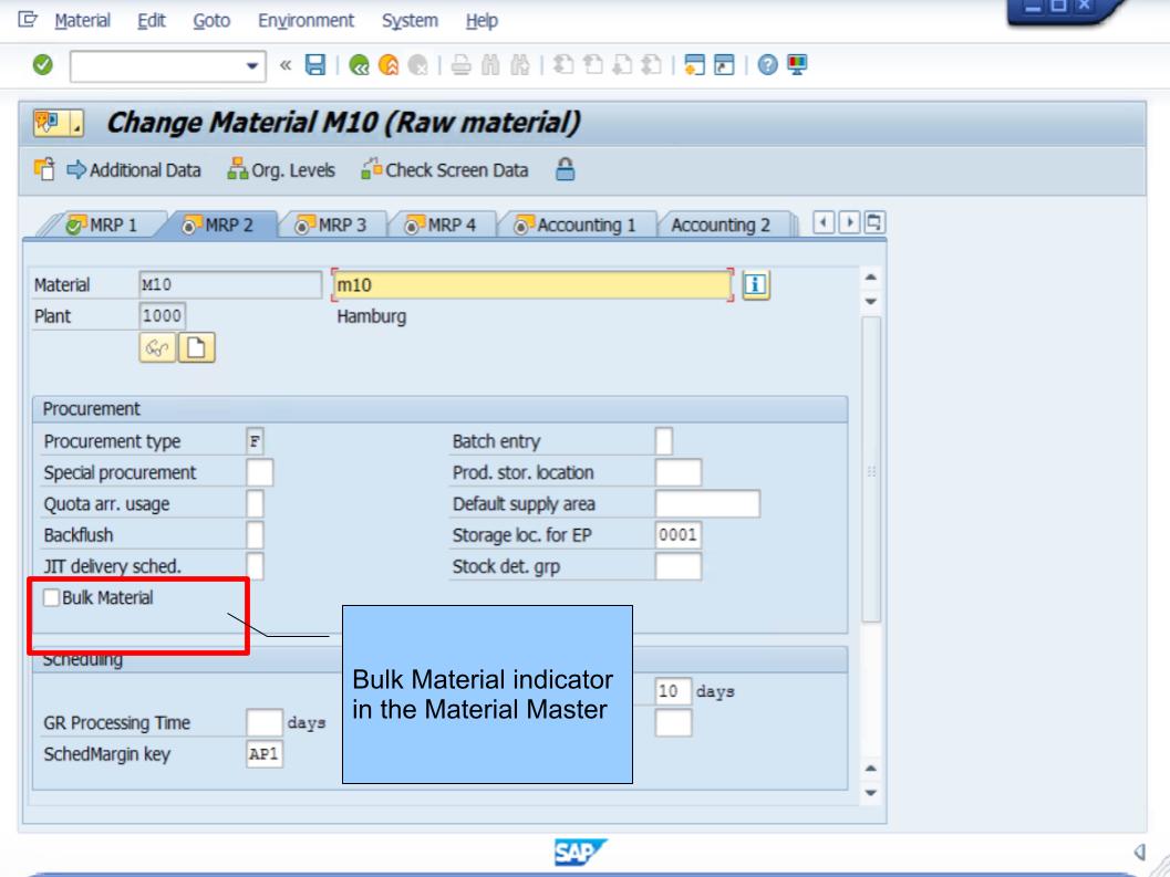 青蛙SAP分享 Froggy's SAP sharing Question no 3885 Bulk Material
