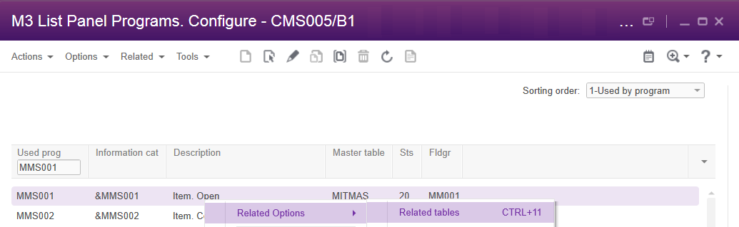 movex blog: M3 13.1 / BE 15 & SmartOffice 10.1.1 UI improvements
