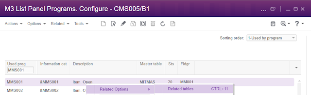 movex blog: M3 13.1 / BE 15 & SmartOffice 10.1.1 UI improvements