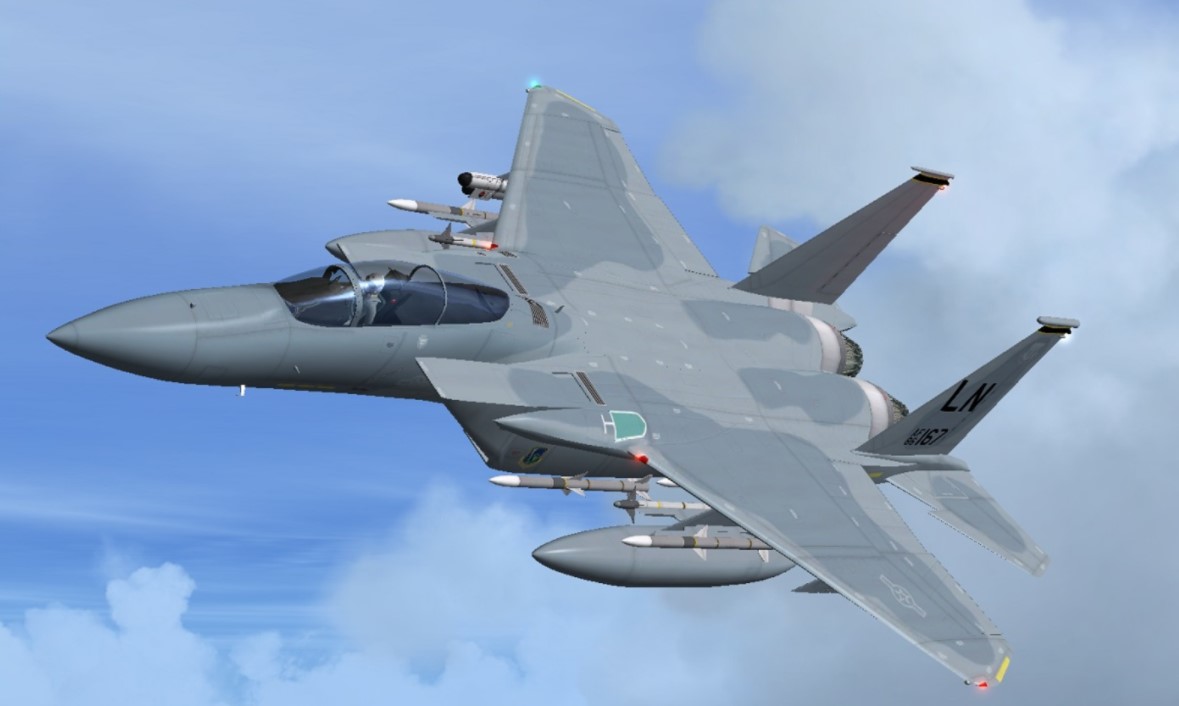 FSX/P3D: McDonnell Douglas F-15 Eagle.