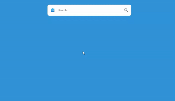 Animated Search Bar using HTML and CSS
