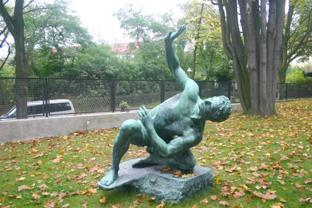 Sculpture is noticed through out Berlin.