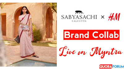 Sabyasachi collab with H&M Brand Order on Myntra