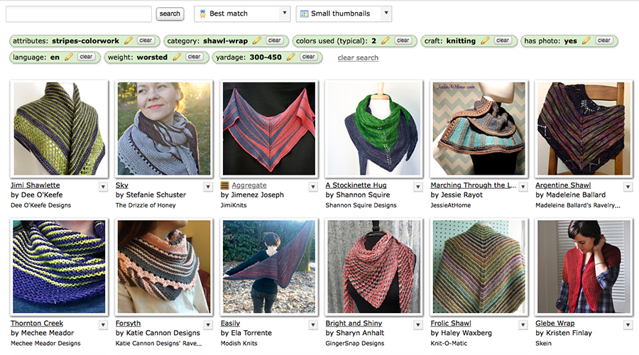 How to use the Ravelry Advanced Search Engine, Dayana Knits blog