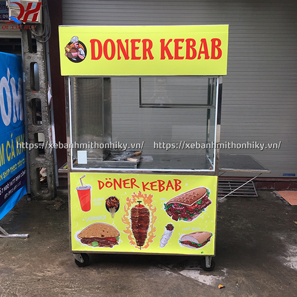 Xe bánh mì Doner Kebab 1m5
