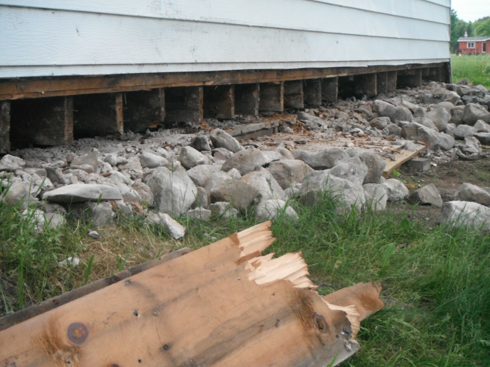 Grass Creek Farm Replacing rotted rim joist/sill plate in farmhouse